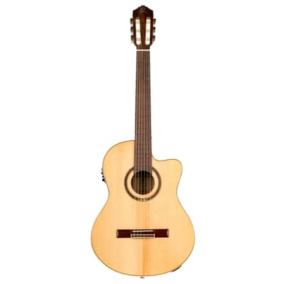 Ortega RCE138SN Performer Series Solid Spruce Top Mahogany Neck Cutaway Nylon 6-String Classical Acoustic-Electric Guitar w/Gig Bag image 4