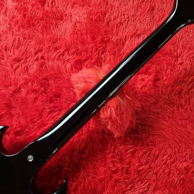 Super Rare Burny SG-75 AY Angus Young from AC/DC Artist Model - SG Standard - 1983 - Black - Made in Japan by Kasuga (Navigator & Heerby) MIJ image 16