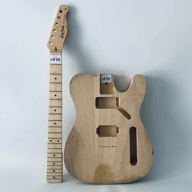 Harley Benton Guitar Tele Style Maple Neck, with Body image 1