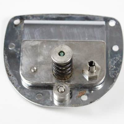 1966 Vintage Fender Jazzmaster/Jaguar Tremolo Vibrato Tailpiece Chrome Very Good w/Original ScrewsEarly-CBS 1960s image 6