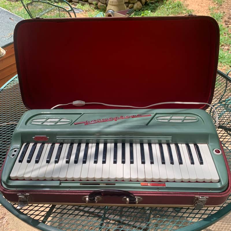 Vintage Beautiful 1960s Koestler Harmophone Suitcase Organ