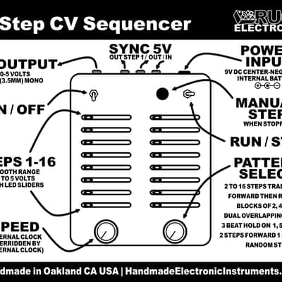16-Step CV Sequencer - Rucci Electronics image 8