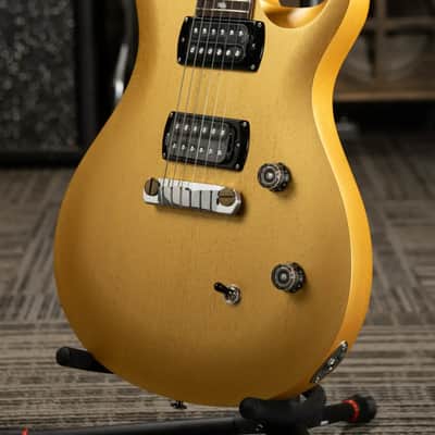 PRS SE CE 24 Solid Body Electric Guitar - Metallic Gold Stain with Gig Bag image 4