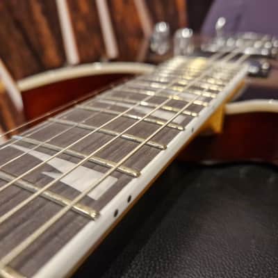 Ibanez GRG220PA1-BKB GiO E-Guitar 6-String, Transparent Brown Black Burst image 5