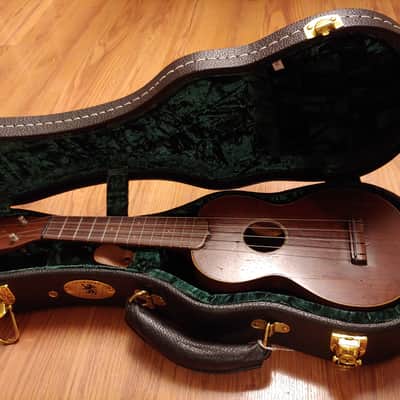 Early 20's Martin Style 1 Mahogany Soprano Ukulele with Deluxe Guardian O44 Case  1920s Mahogany image 10