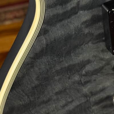 ESP LTD EC-401 QM See Thru Black Satin - 3,462 kg - SN# W22121411 - NEW image 5