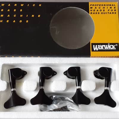 Warwick Thumb Bass Original NOS tuners 4 string 2+2 Made by Gotoh 1990s Black image 1