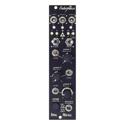 Endorphin.es Total Recall Eurorack CV Preset Storage Module (Black) image 1