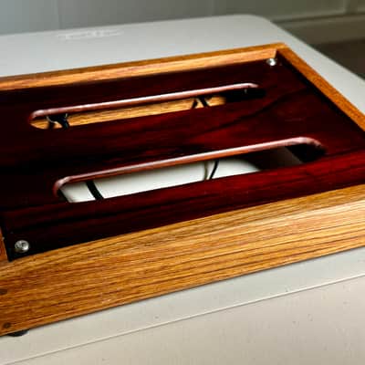 Nell Audio Hardwood Pedalboard - 13.5" x 9.5" - I/O inputs + 1/4 Jacks + XLR DI 2026 - Natural image 2