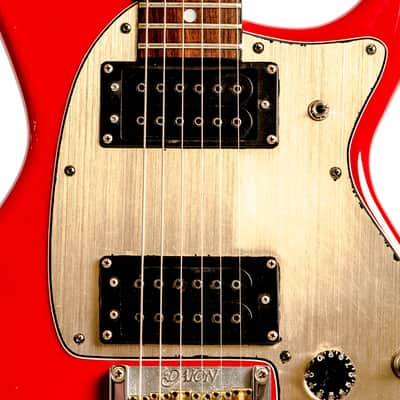 Daion Savage Red Electric Guitar w/ Original Daion Branded Hardshell Case image 4