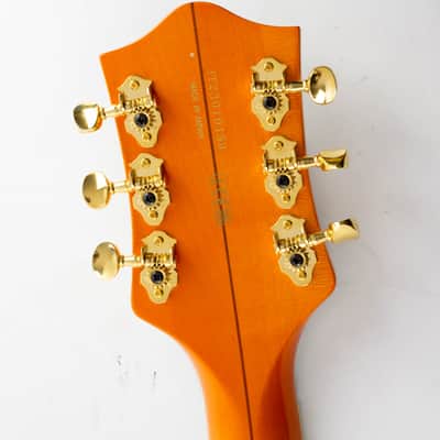 Gretsch G6120T-55 Vintage Select '55 Chet Atkins Hollow Body with Bigsby 2023 Vintage Orange Stain image 21