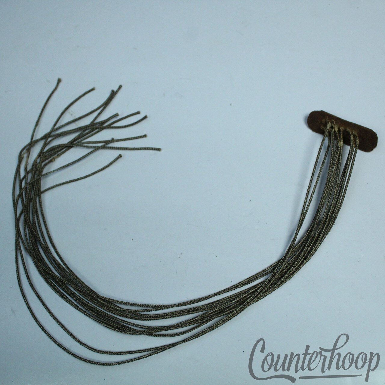 Gretsch Braided Linen 14"Snare Drum Wires/12x Strands Leather Butt Vintage 30s* — main photograph