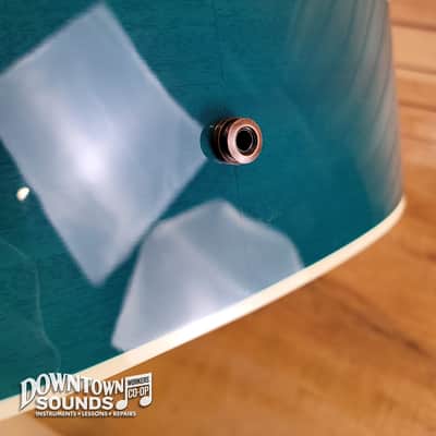 Gibson Hummingbird Standard Acoustic/Electric Guitar with Gibson Hard Case - Translucent Teal image 7