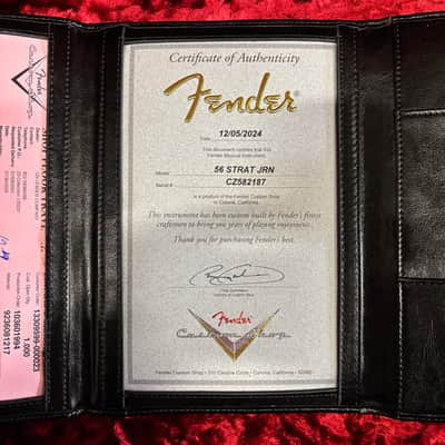 Fender Custom Shop 1956 Stratocaster Journeyman Relic - Aged Black - CZ582187 - PLEK'd image 12