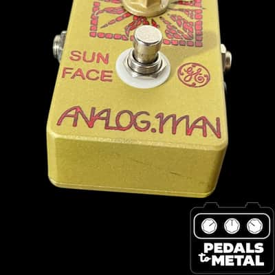 Analogman Sun Face GE Germanium Fuzz with Sun Dial Knob 2015 - 2021 - Gold X16798 image 2