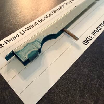 ORIGINAL Pratt Read Replacement SHARP/BLACK Key Bracket (J-Wire Keybeds) for ARP 2500/2600, Moog Minimoog, Oberheim OBX/OBXa/OB8, Sequential Prophet-5/10, PPG Wave 2.2 and more image 3