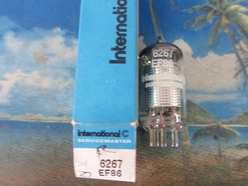 NOS New International EF86 6267 Tube, Mesh Plates Military Russian Quality/Performance 1990s image 1