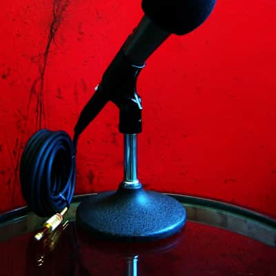 Vintage RARE Realistic Highball / Radio Shack / Shure SM58 Handheld Cardioid Dynamic Microphone Hi Z w accessories image 1