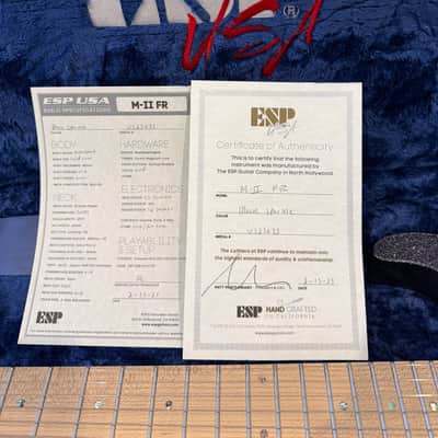 ESP USA M-II Floyd Rose  Black Sparkle image 10