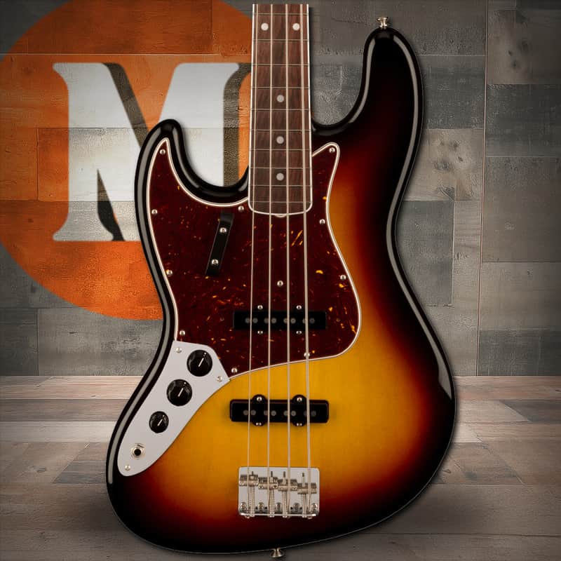 Fender American Vintage II 1966 Jazz Bass Left-Hand, Rosewood Fingerboard - 3-Color Sunburst image 1