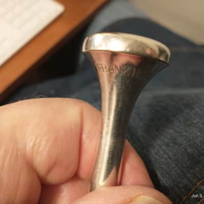 Frank Holton Collegiate cornet with rare Holton 70A mouthpiece image 21