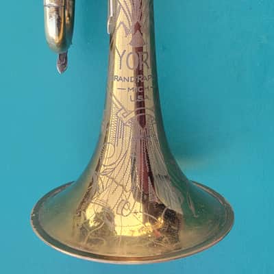 Rare 1940 York Model 42 Trumpet Grand Rapids image 9