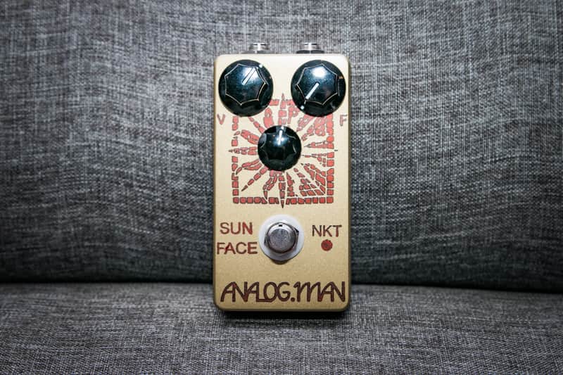 Analogman Sun Face Red Dot NKT Germanium Fuzz w/ Sun Dial Knob 2020 (w/Box) image 1