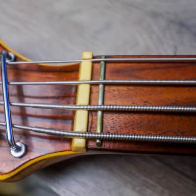 Teisco Spectrum EB-120 1960s Bass - Candy Apple Red image 20