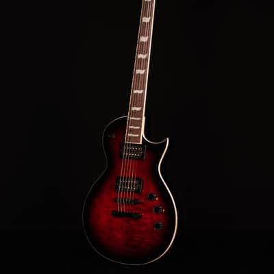 ESP LTD EC-256QM, See Thru Black Cherry Sunburst image 6