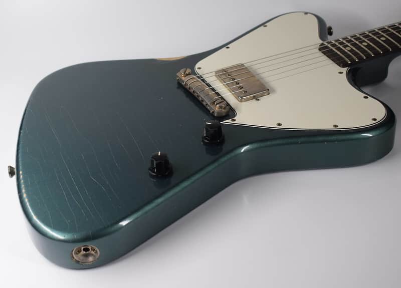 Rosser Tempest Guitar (2021, Emerald Green Metallic), Aged Nitro, Mojotone Humbucker image 1