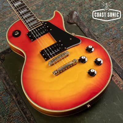 1978 Greco EG-500C Les Paul Custom Made in Japan Cherry Sunburst w/USA Seymour Duncans image 6