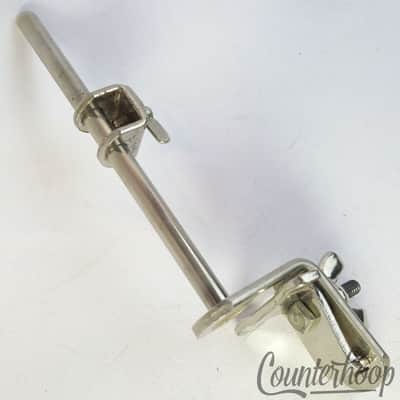 *Ludwig Cowbell Holder Rod Clamp-On Bass Drum Cowbell Mount Bracket Vintage 50s* image 2