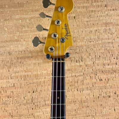 Fender Precision Bass Gold Guard 1959 - Sunburst Ash Body Lightweight image 18