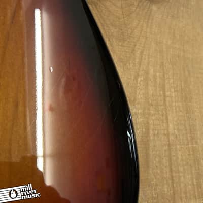 Fender American Performer Mustang Sunburst 2022 MIJ Bridge image 11