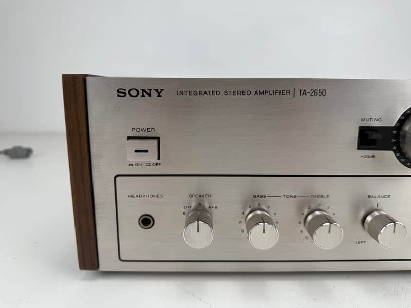 Sony TA-2650 Integrated Stereo Amplifier - Serviced | Reverb
