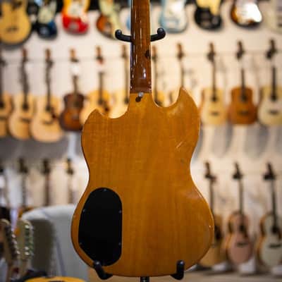 Guild S-100 NB Nature Boy Vintage Original Carved Acorn Oak Leaf Natural All Original w/Hardshell Case - Used image 9