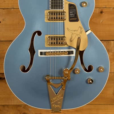 Gretsch Falcon Hollow Body - Ebony - Cerulean Smoke image 1
