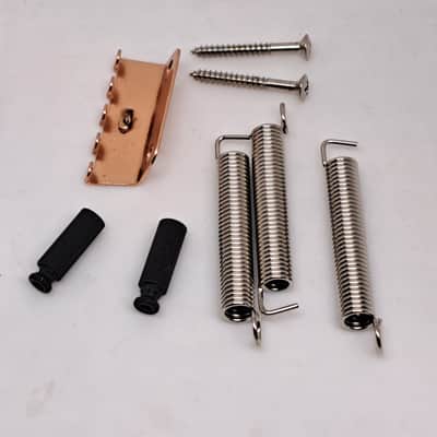 Unbranded 6-String Electric Guitar Tremolo Bridge w/ Hardware - Black Finish image 11