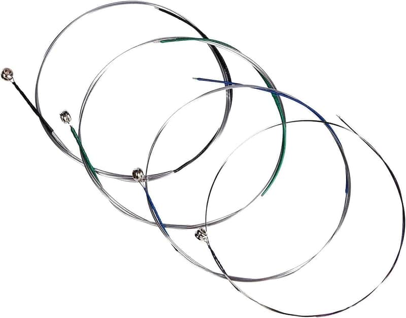 Violin Strings Full Set(G-D-A-E), Universal Steel Strings for 4/4 3/4 Size Violins, Quality Synthetic Steel Core with Nickel-Plated Ball End image 1