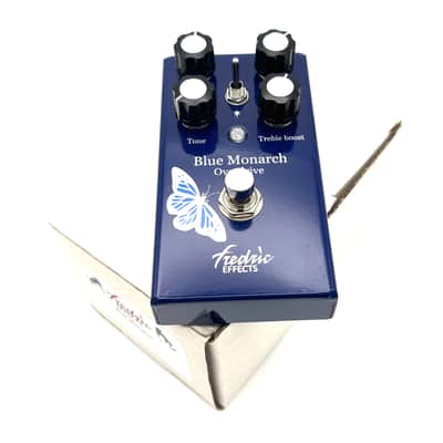 Fredric Effects Blue Monarch Overdrive Guitar Pedal image 3