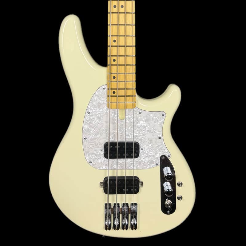 Schecter CV4 Bass Guitar in Ivory image 1
