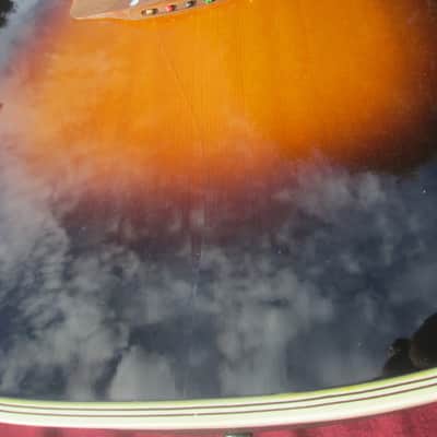 Ovation  USA  Ultra model 1511 80s' Vintage Sunburst with Non original case image 4