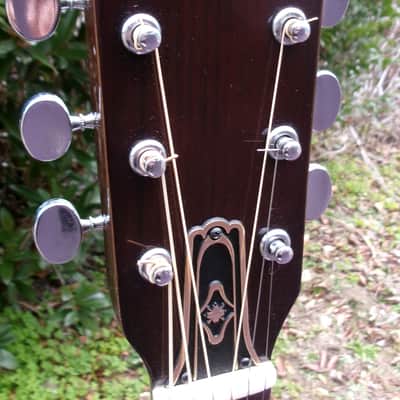 Early 70’s Greco F-140 OOO size Vintage Guitar + Hard Case image 6