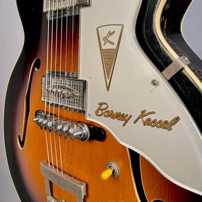 Kay K8700 Barney Kessel Jazz Special w/ Kelvinator 1959 Shaded Sunburst image 9