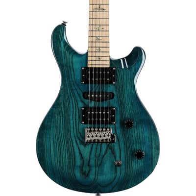 PRS Paul Reed Smith SE Swamp Ash Special Electric Guitar, Iris Blue image 5