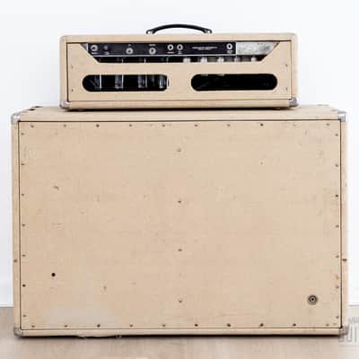 1962 Fender Dual Showman Blonde Brown Panel Vintage Piggyback Tube Amp 2x15 w/ Altec 421A image 7