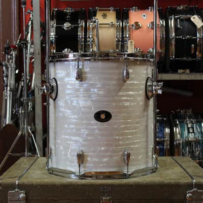 2006 Buddy Rich Drum Company Outfit in White Marine Pearl 14x24 9x13 16x16 16x16 image 8