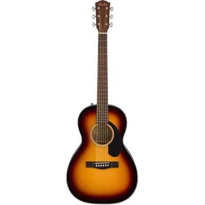Fender CP-60S Sunburst Acoustic Parlor Guitar, Walnut Fingerboard #0970120032 image 1