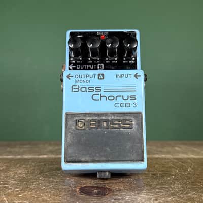 Boss CEB-3 Bass Chorus (Pink Label) 1995 - 2001 - Blue image 2