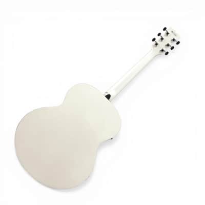 Ibanez AJ70M2E Artwood Series Acoustic-Electric Guitar Pearl White High Gloss Solid Sitka Spruce Top image 2
